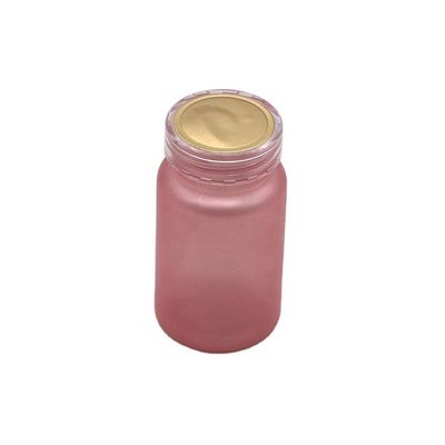 Bouteille de pilule en plastique congelé en PET de 100 cc avec capuchon de sécurité pour enfants Couleur personnalisée