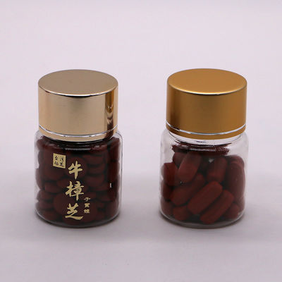 Échantillons gratuits de bouteille en PET de 35 ml pour les bouteilles en plastique médical pour emballage de capsules et de pilules
