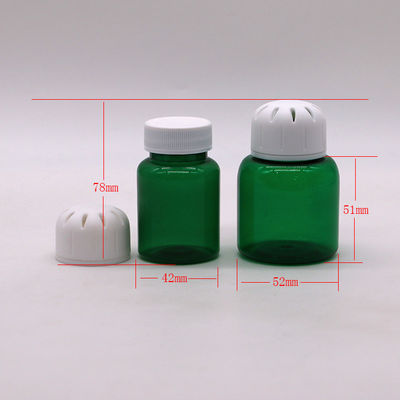 Tablette en plastique en PET carré de 90 ml / 3 oz pour l' emballage des épices solides