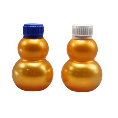 Bouteille de citrouille en PET de 120 ml pour produits de santé Cap de vis personnalisable et échantillon gratuit