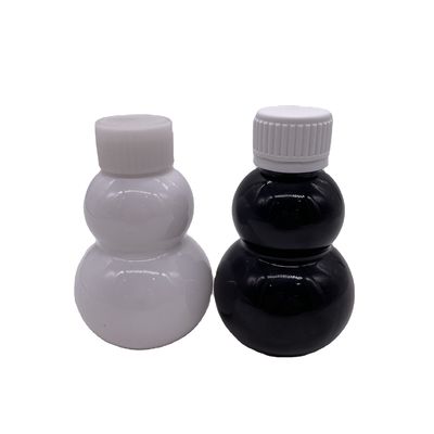 Bouteille de citrouille en PET de 120 ml pour produits de santé Cap de vis personnalisable et échantillon gratuit