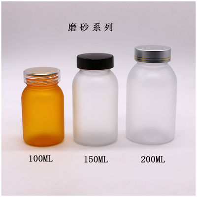 3OZ 90ML PET Bouteille vide rechargeable en plastique médical pour capsules