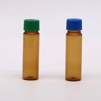 10 ml de flacons en PET brun pour liquide oral et médicament avec capuchon de sécurité