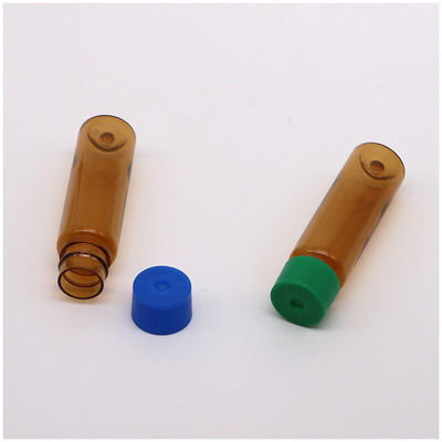10 ml de flacons en PET brun pour liquide oral et médicament avec capuchon de sécurité