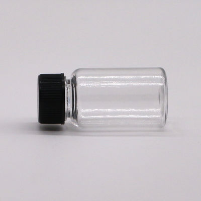 Bouteille en plastique en PET de forme ronde de 10 ml pour le stockage des capsules de supplément médicamenteux