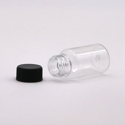 Bouteille en plastique en PET de forme ronde de 10 ml pour le stockage des capsules de supplément médicamenteux