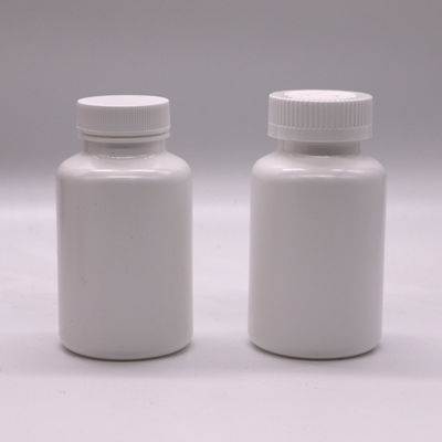 Bouteille de supplément de forme ronde pour le stockage de comprimés et de capsules solides Capacité 200 ml