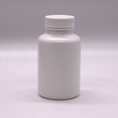 Bouteille de supplément de forme ronde pour le stockage de comprimés et de capsules solides Capacité 200 ml
