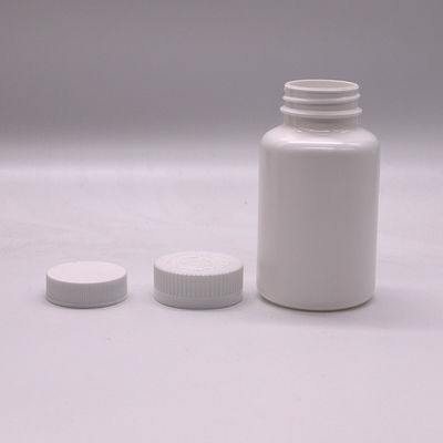 Bouteille de supplément de forme ronde pour le stockage de comprimés et de capsules solides Capacité 200 ml