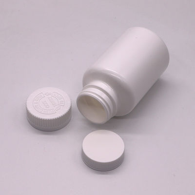 Bouteille de supplément de forme ronde pour le stockage de comprimés et de capsules solides Capacité 200 ml