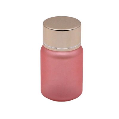40 ml de PET rose mat de qualité alimentaire en plastique délicat bouteille de pilule pour soins de santé