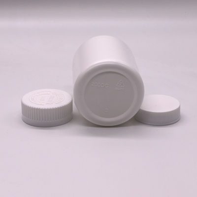 Bouteille de supplément de forme ronde pour le stockage de comprimés et de capsules solides Capacité 200 ml