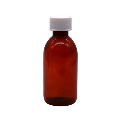 CRC Cap PET Carré Sirop stérile contre la toux Bouteille de liquide oral pour médicament 120ml/4OZ