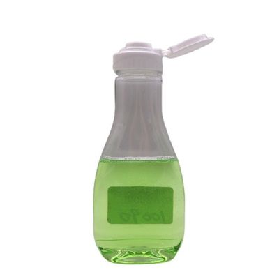 Bouteilles de sauce en forme de boule de bowling en PET de 200 ml avec couleur personnalisable et capuchon à vis