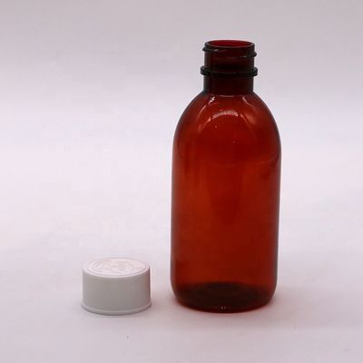 CRC Cap PET Carré Sirop stérile contre la toux Bouteille de liquide oral pour médicament 120ml/4OZ