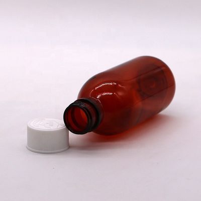 CRC Cap PET Carré Sirop stérile contre la toux Bouteille de liquide oral pour médicament 120ml/4OZ