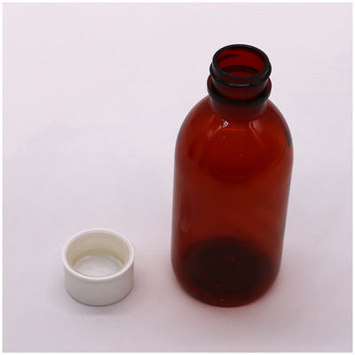 CRC Cap PET Carré Sirop stérile contre la toux Bouteille de liquide oral pour médicament 120ml/4OZ