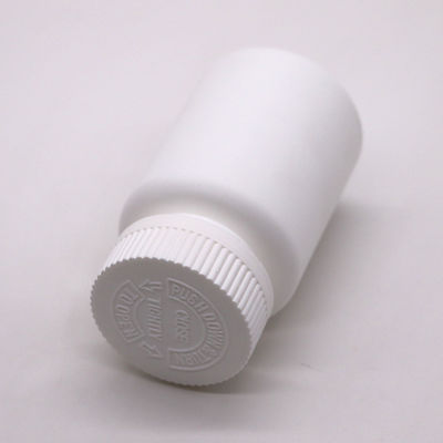 Couleur personnalisée 120 ml HDPE Blanc Noir Bouteille de médicament en plastique vide pour pilule Capsule de vitamine