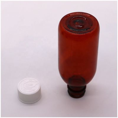 CRC Cap PET Carré Sirop stérile contre la toux Bouteille de liquide oral pour médicament 120ml/4OZ