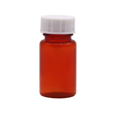 Matériau du collier PET 15 ml Bouteille en plastique de forme ronde pour le stockage de capsules de comprimés solides