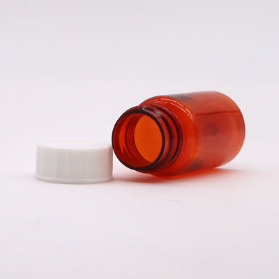 Matériau du collier PET 15 ml Bouteille en plastique de forme ronde pour le stockage de capsules de comprimés solides