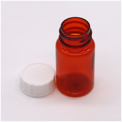 Matériau du collier PET 15 ml Bouteille en plastique de forme ronde pour le stockage de capsules de comprimés solides