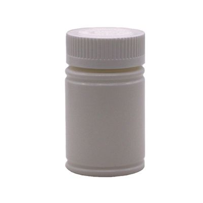 Bouteille en plastique PE à capuche anti-enfants de 70 ml destinée aux médicaments/médicaments/comprimés/suppléments alimentaires