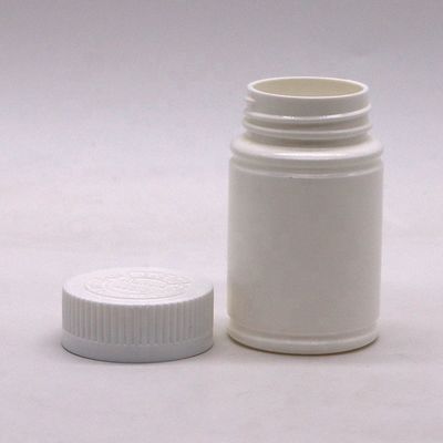 Bouteille en plastique PE à capuche anti-enfants de 70 ml destinée aux médicaments/médicaments/comprimés/suppléments alimentaires