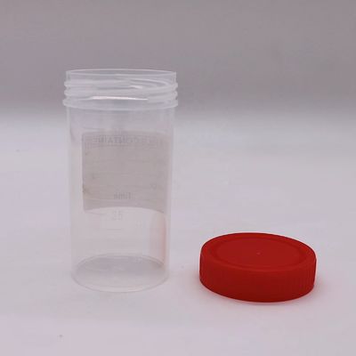 50 ml/60 ml tasse de collecte de selles en plastique en PP pour bouteille d'échantillon dans les fournitures de laboratoire