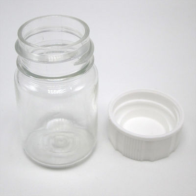 Bouteille en plastique PET de forme ronde de 15 ml pour le stockage de suppléments de médicaments