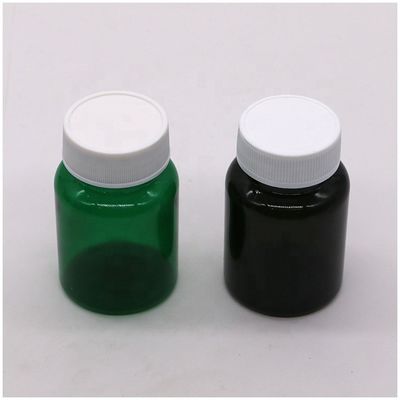 Bouteilles de pilules en plastique en PET de 50cc 32 mm avec un capuchon anti-enfants
