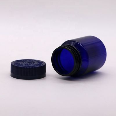 Bouteille de comprimés en PET de 120 ml avec capuchon de sécurité pour pharmacie