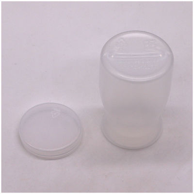 Logo personnalisé Bouteille ronde de pudding en PP de 100 ml Parfaite pour le lait et les températures élevées