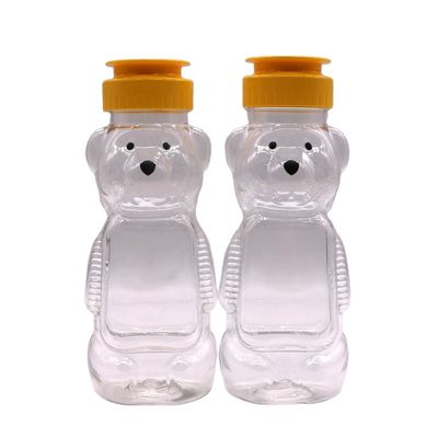 200 ml de pots de miel en plastique en PET pour ours et bouteille portable créative pour étudiants