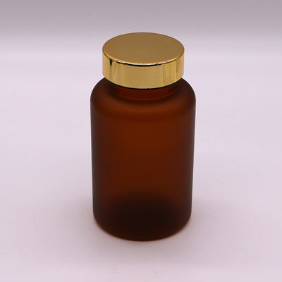Bouteille en plastique médical en PET de 250 ml avec finition mate / gelée et différentes options de couleurs