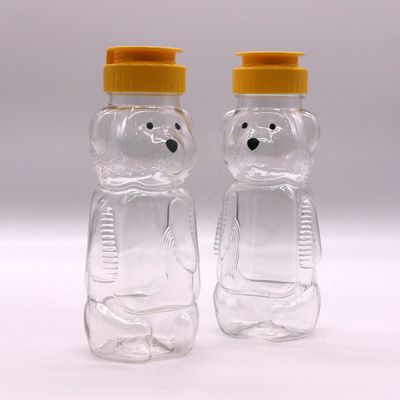 200 ml de pots de miel en plastique en PET pour ours et bouteille portable créative pour étudiants