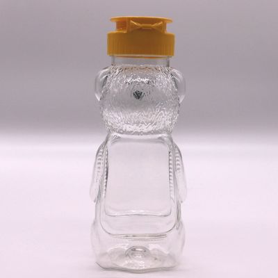 200 ml de pots de miel en plastique en PET pour ours et bouteille portable créative pour étudiants