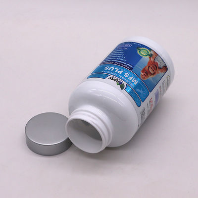 Récipients pharmaceutiques 400 ml Bouteilles de pilules en PET de couleur personnalisées avec capuchon à vis