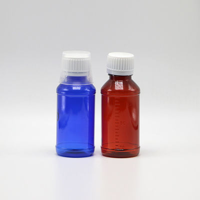 Contenant de pharmacie rond en PET de 100 ml pour déchets médicaux