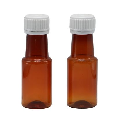 70 ml de PET Ambre Sirop contre la toux d' érable Bouteille de liquide oral pour la médecine liquide