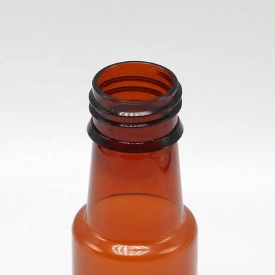 70 ml de PET Ambre Sirop contre la toux d' érable Bouteille de liquide oral pour la médecine liquide