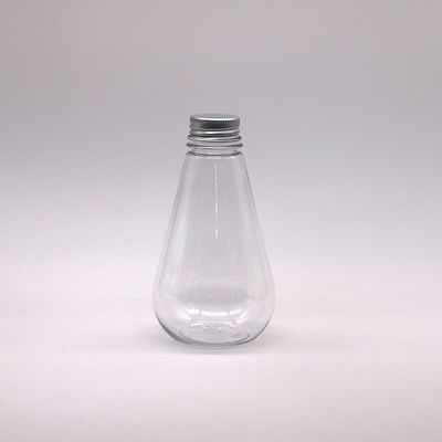 Conservation des médicaments 250 ml Bouteille de liquide en plastique HDPE de forme unique avec logo personnalisé et couvercle en aluminium