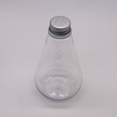 Conservation des médicaments 250 ml Bouteille de liquide en plastique HDPE de forme unique avec logo personnalisé et couvercle en aluminium