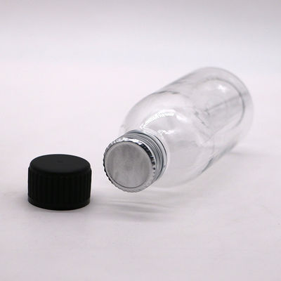 150 ml PET Ovale Ambre Prescription pharmacie Médicament liquide Récipient à échelle avec couvercle