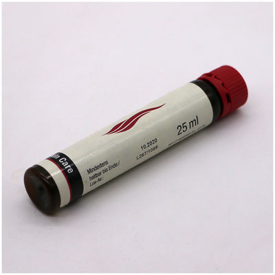 Bouteille en plastique liquide pour bouche mince en forme ronde en PET de qualité alimentaire de 30 ml avec couvercle anti-altération