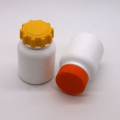 Ronde 225 ml 7,5 oz plastique contenant de médicament HDPE supplément porte-bouteille couvercle d' engrenage
