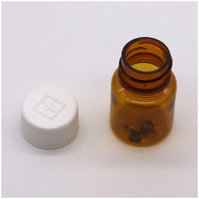 Impression à écran 15 ml contenant un flacon de pilule en plastique PET vide pour poudre solide