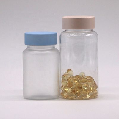Bouteille en plastique PET de 60 ml/100 ml/120 ml/250 ml avec finition mate, couleur personnalisée et autres médicaments