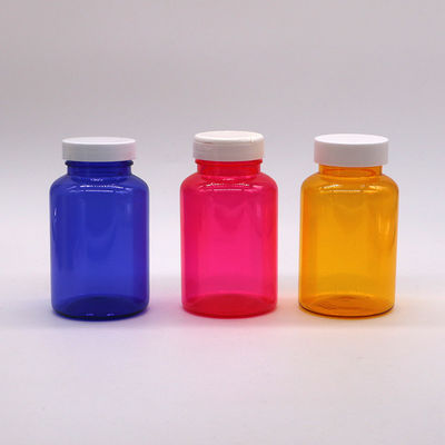 Bouteille en plastique PET pour complément alimentaire Pilule Capsule Comprimé à capuche variée 250 ml/cc