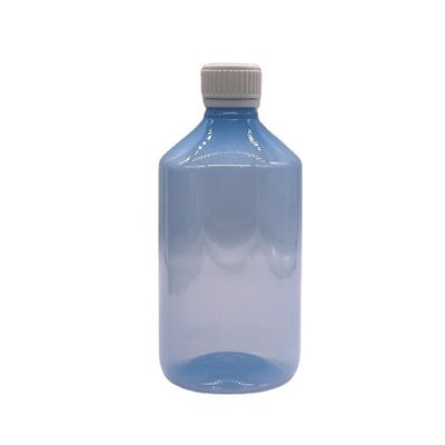 500 ml/16,9 oz PET Bouteille de sirop en plastique Supplément de médicament liquide Récipient avec couvercle